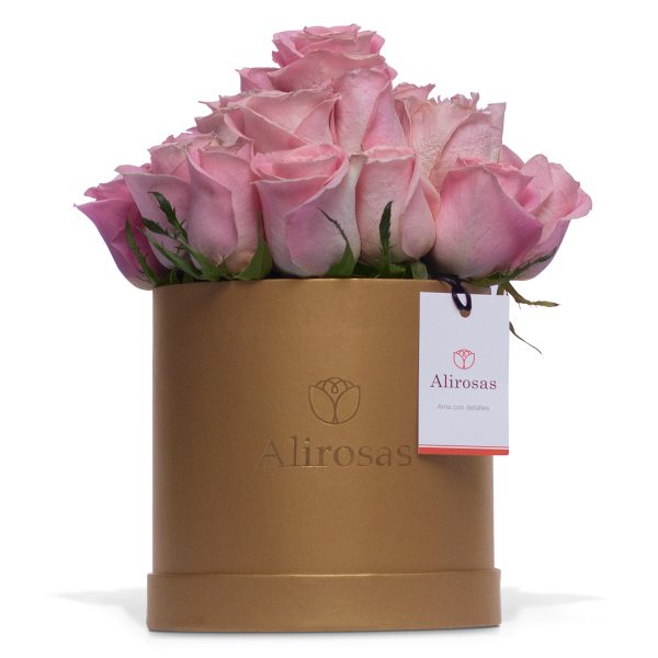 Box de 24 Rosas Rosadas
